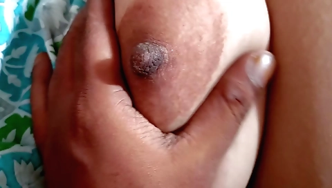 Indian auntie's handjob with a wonderful white dildo