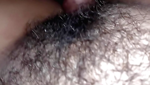 Amateur fetish video with hairy pussy and a strange man
