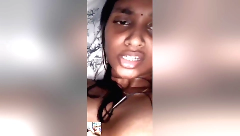 Sexy red dress and pink headband brunette 18+ amateur vid