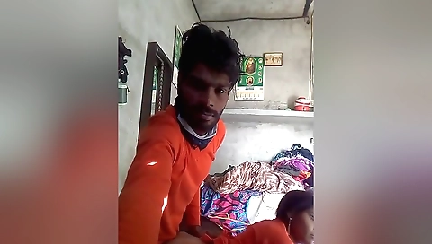 Indian girl with small tits and a tiny body gets fucked on webcam