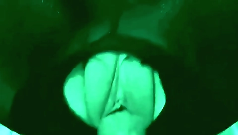 Blonde girl sucking her voice in order to reach orgasm