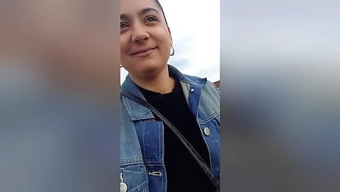 Brunette girl shows off her boobs on the webcam video