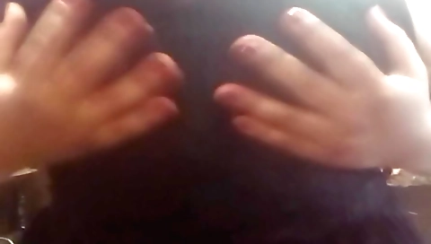 Indian solo chick with tiny tits fucking a vibrator